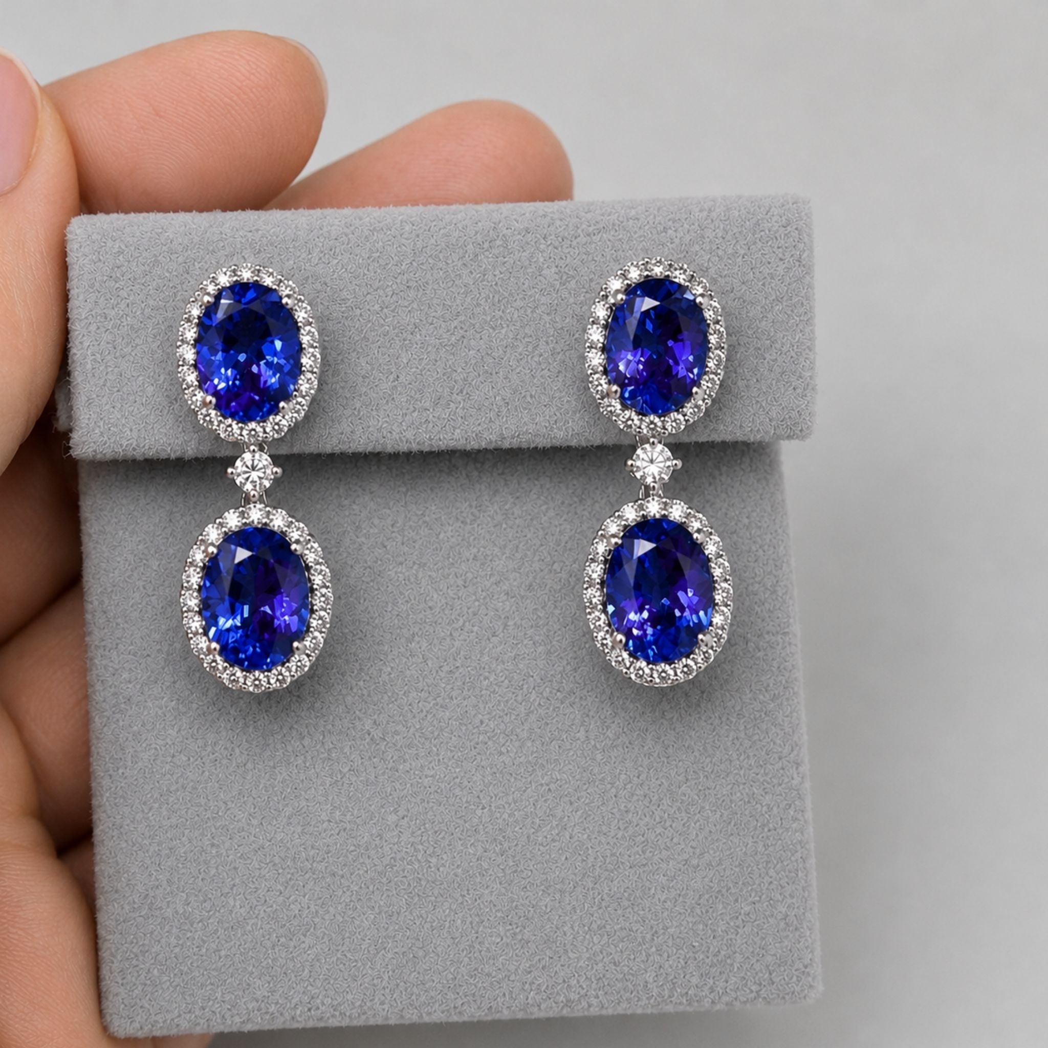 Ready To Wear Tanzanite Earrings