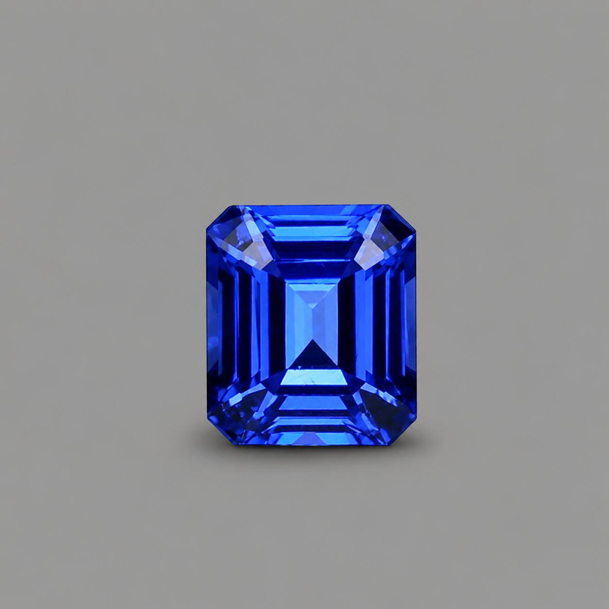 12.95 ct Emerald Cut Tanzanite Gemstone - GIA Certificate