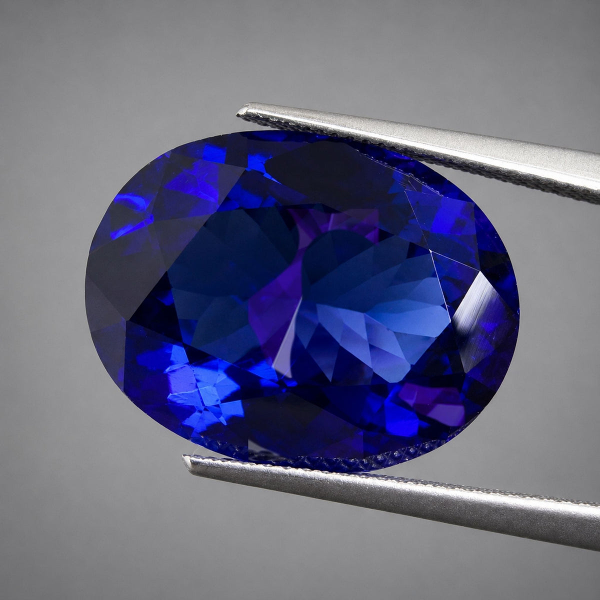18.13 ct Oval Cut Tanzanite Gemstone – GIA Certified