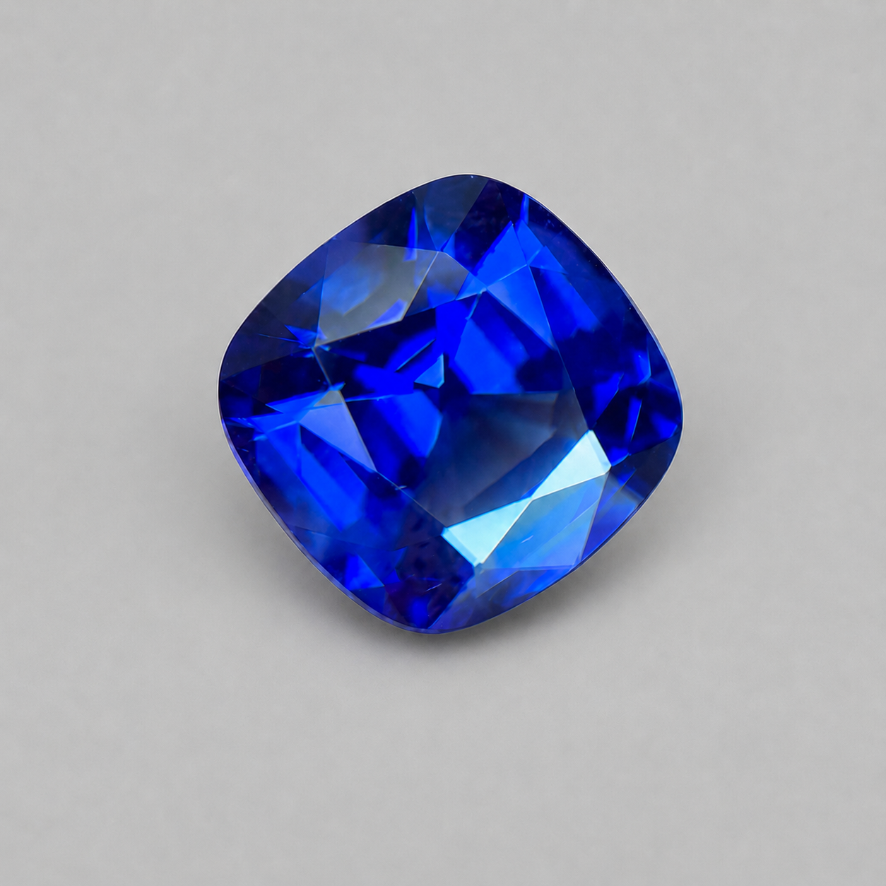 5.11 ct Cushion Tanzanite Gemstone – GIA Certified