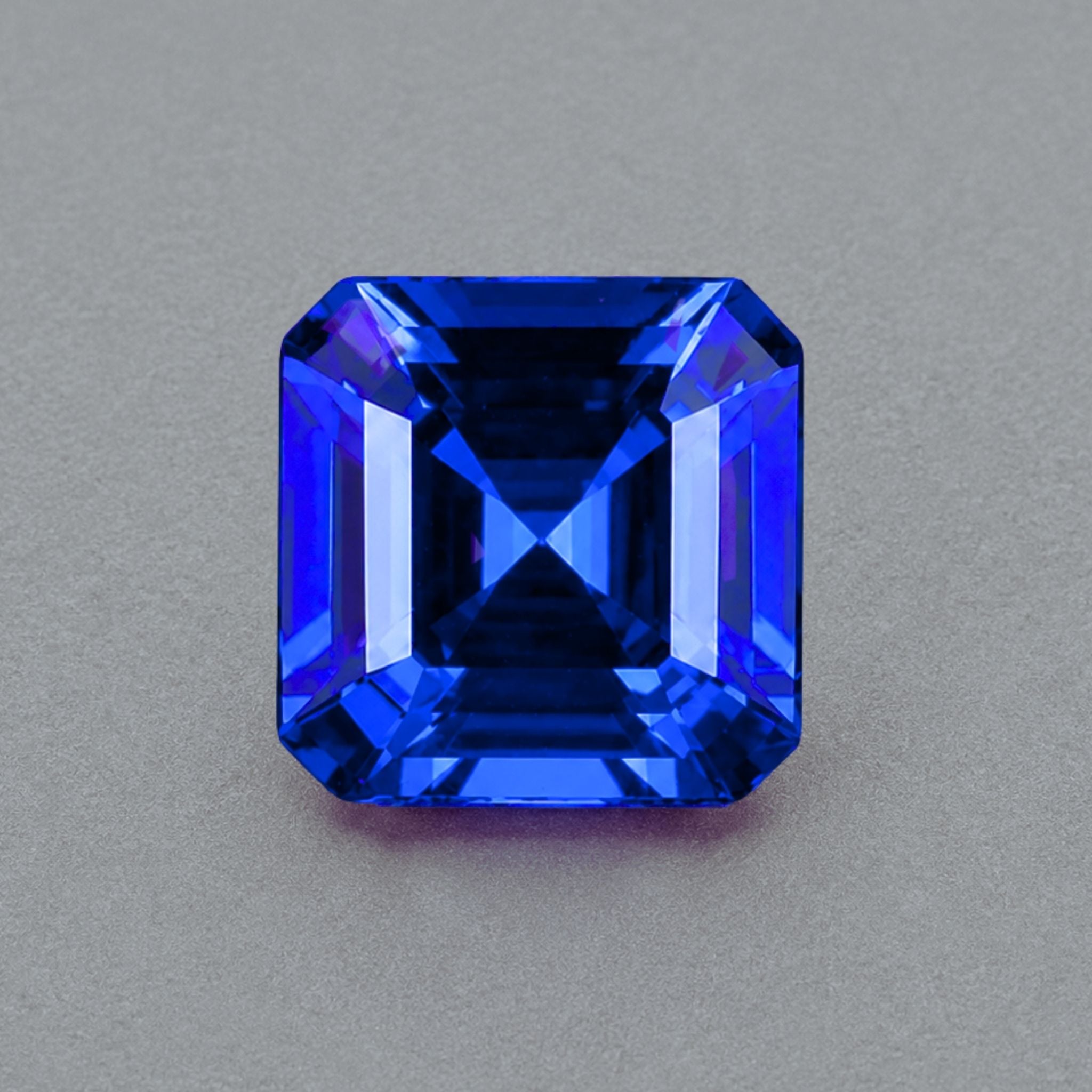 7.99 Carat Tanzanite Emerald Cut Gemstone