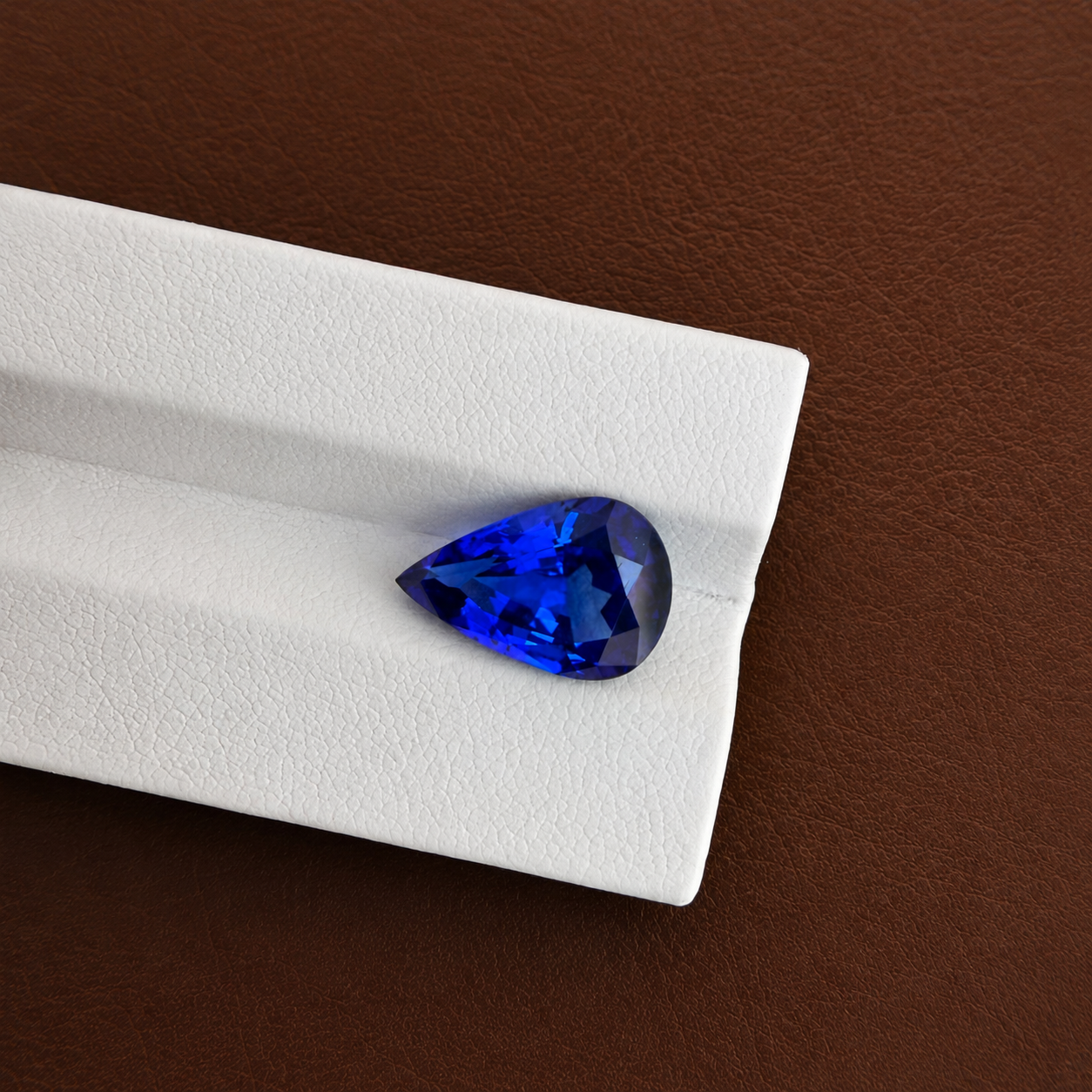 7.06 Carat Pear Cut Tanzanite Gemstone
