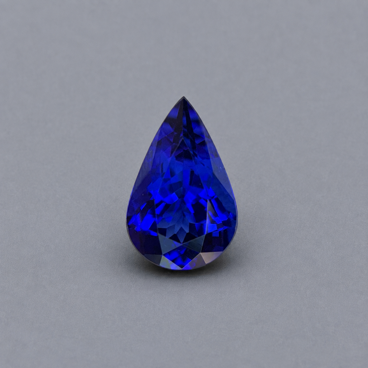 5.97 Carat Tanzanite Pear Cut Gemstone
