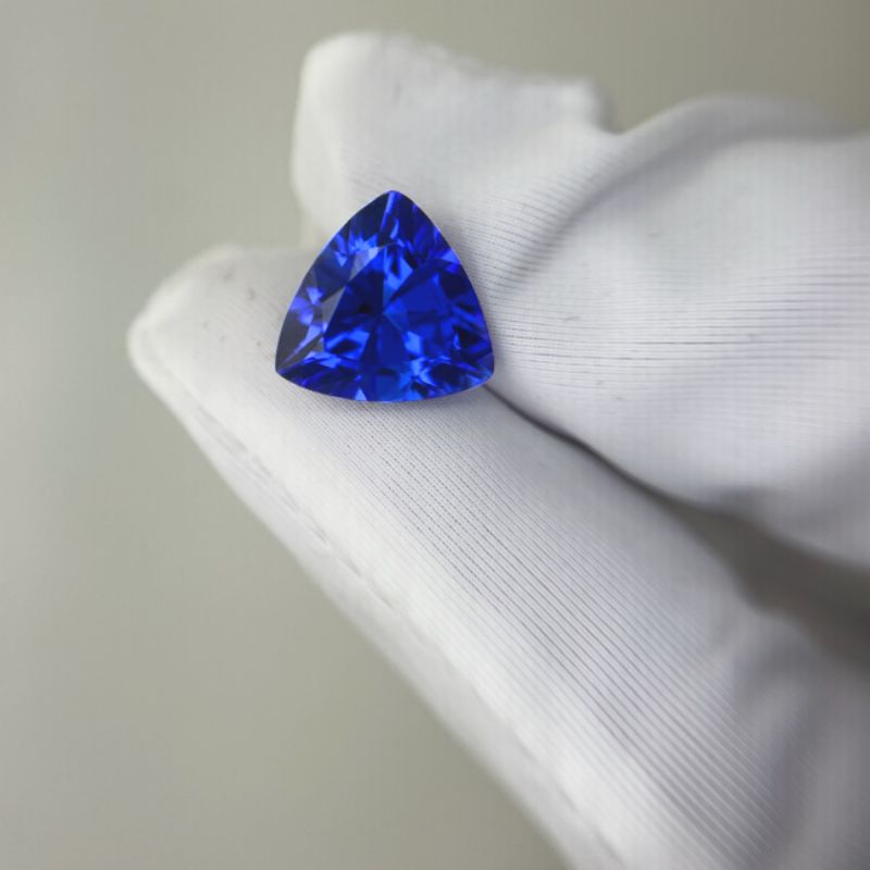 Tanzanite Trillion Cut Gemstone - 4.36 carats