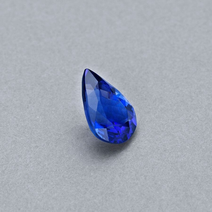 3.22 Carat Pear Cut Tanzanite Gemstone