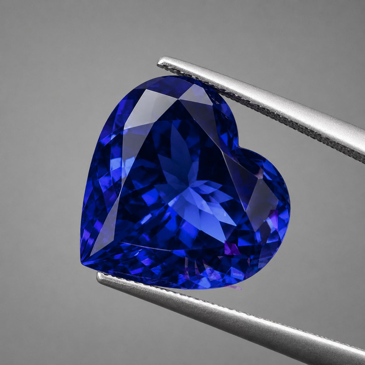 17.21 ct Heart Shaped Tanzanite Gemstone – GIA Certified