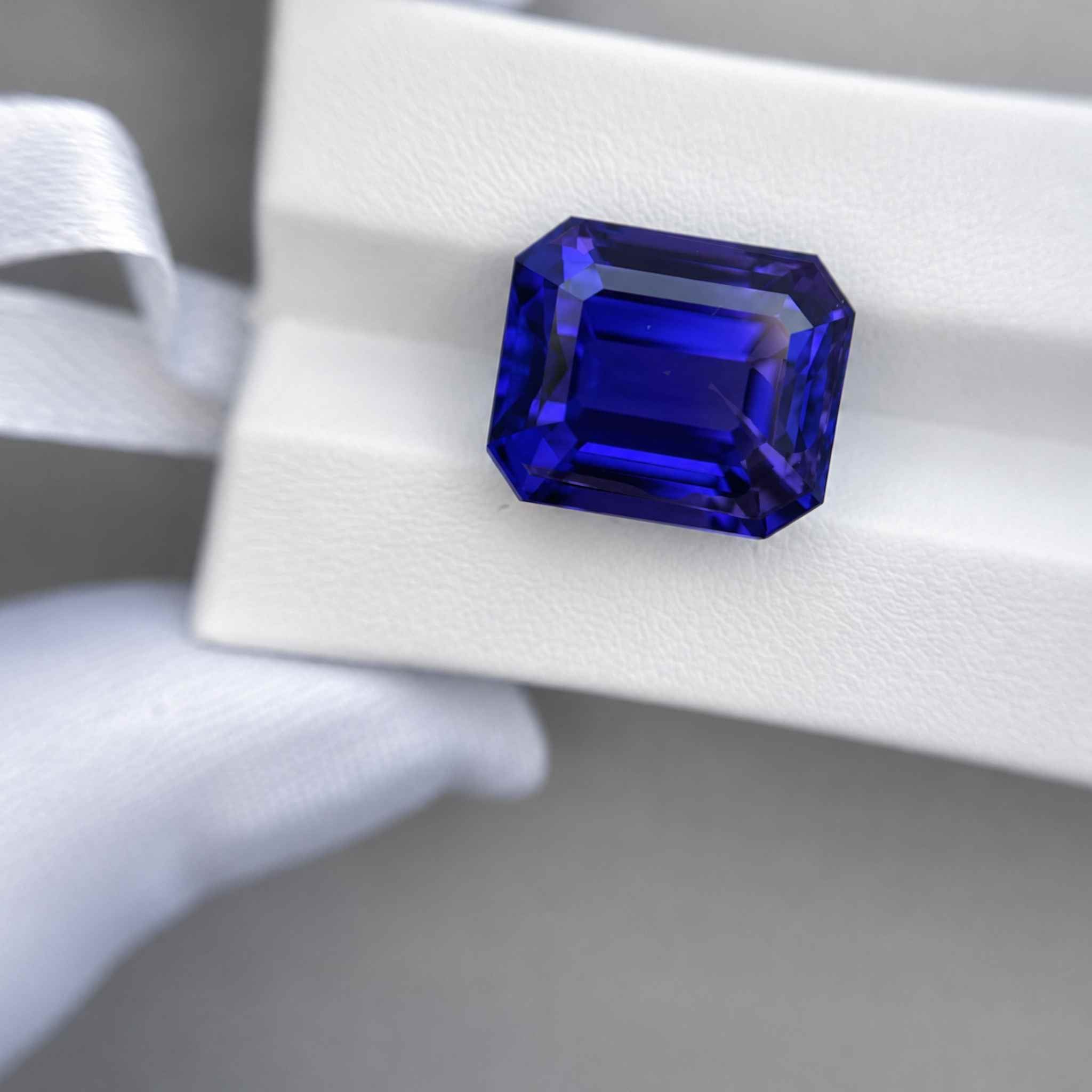26 Carat Emerald Cut Tanzanite Gemstone - Investment Grade