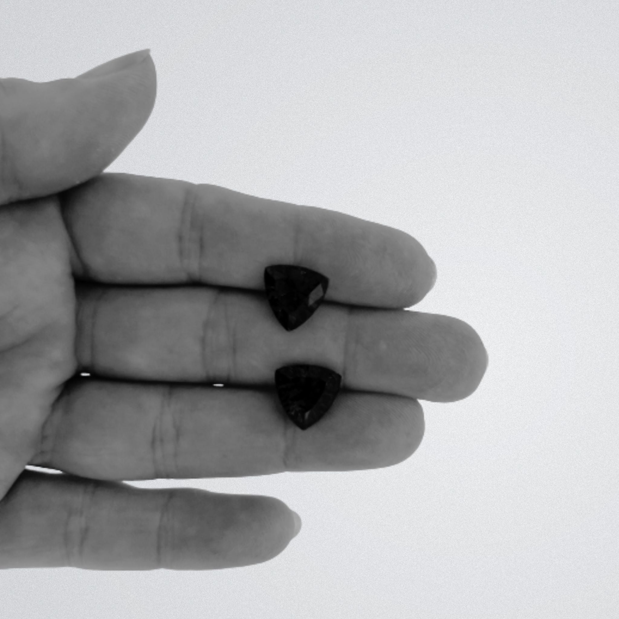 Trillion Cut Tanzanite Matching Pair -  9.64 Carats