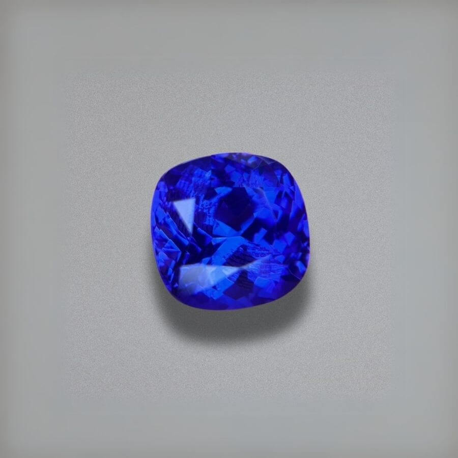 7.86 Carat Cushion Cut Tanzanite Gemstone