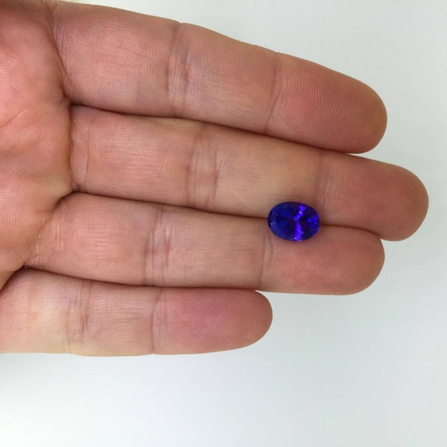 2.72 Carat Oval Cut Tanzanite Gemstone