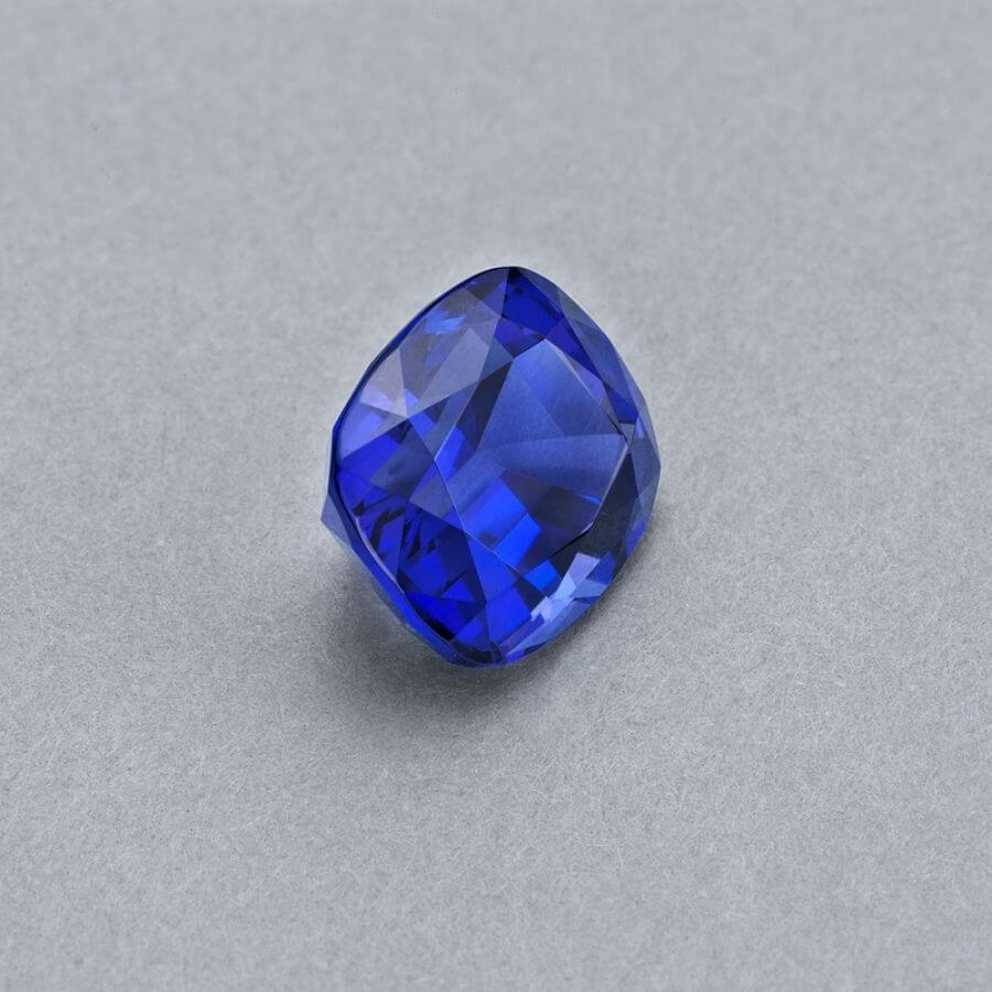 8.36 Carat Cushion Cut Tanzanite Gemstone