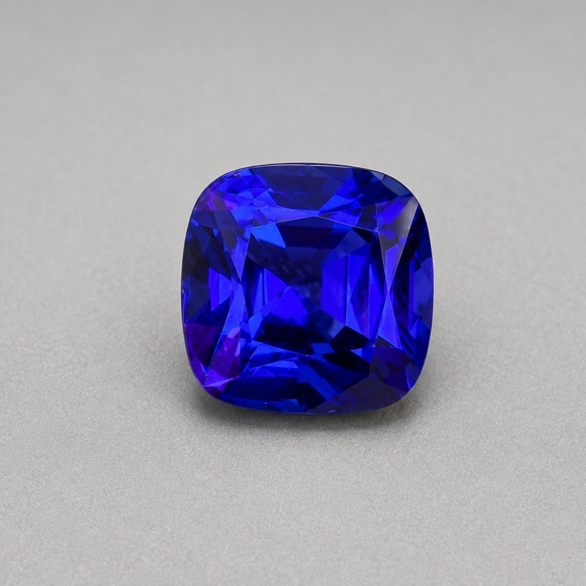 8.10 Carat Cushion Cut Tanzanite Gemstone