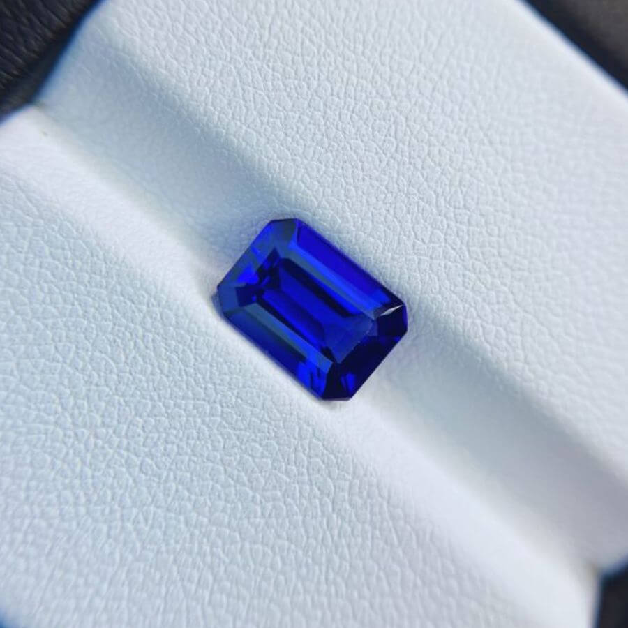 2.59 Carat Emerald Cut Tanzanite Gemstone