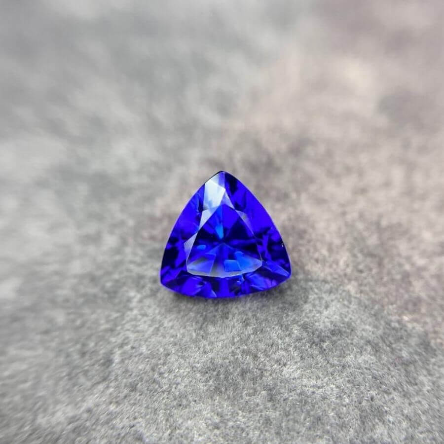 5.86 Carat Trillion Cut Tanzanite Gemstone