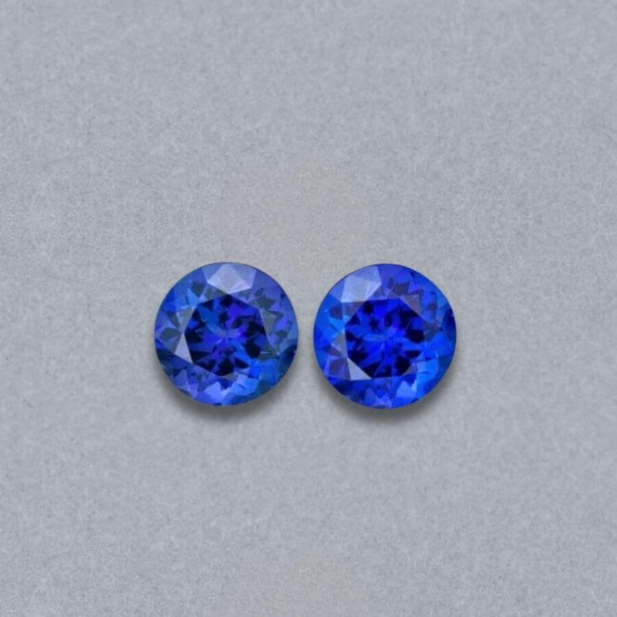 5.70 Carat Round Cut Tanzanite Gemstone