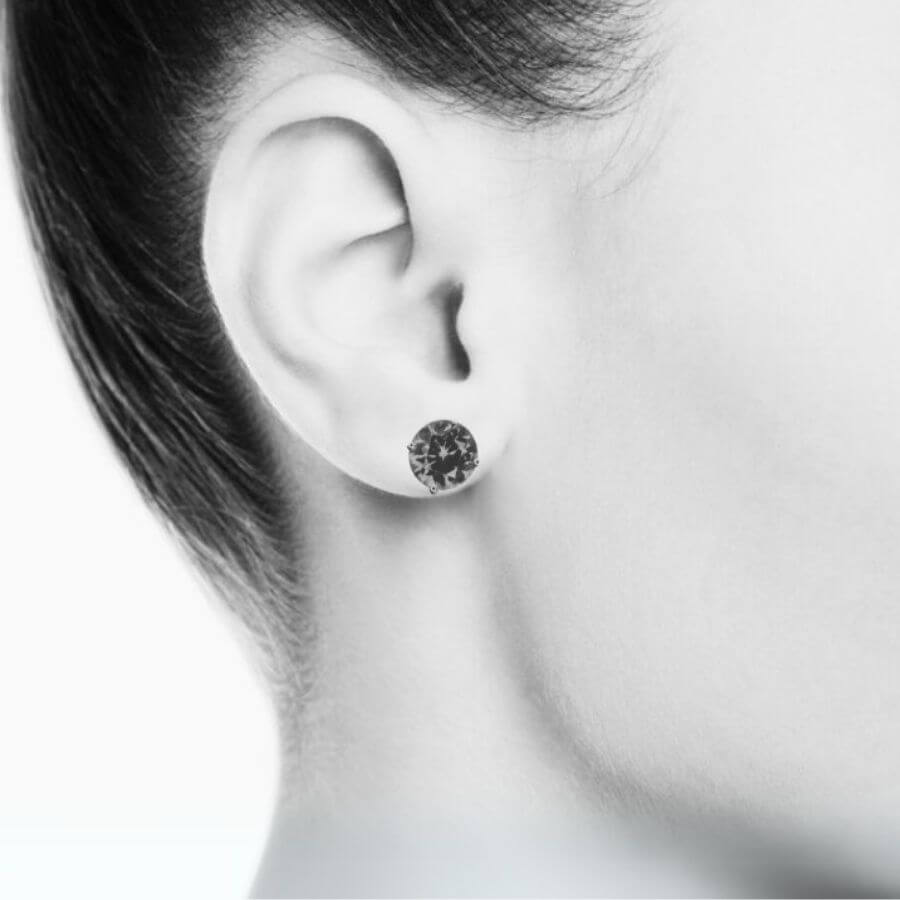 Exceptional 10 Ct Round Tanzanite Stud Earrings – Made To Order
