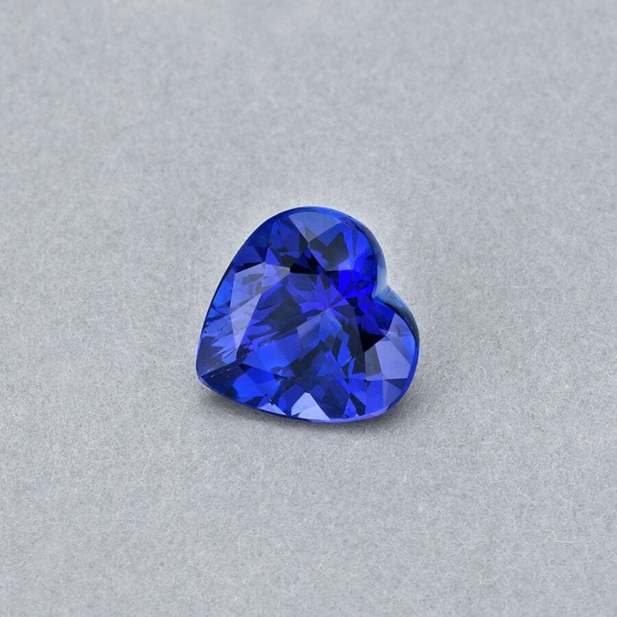 2.34 Carat Heart Cut Tanzanite Gemstone