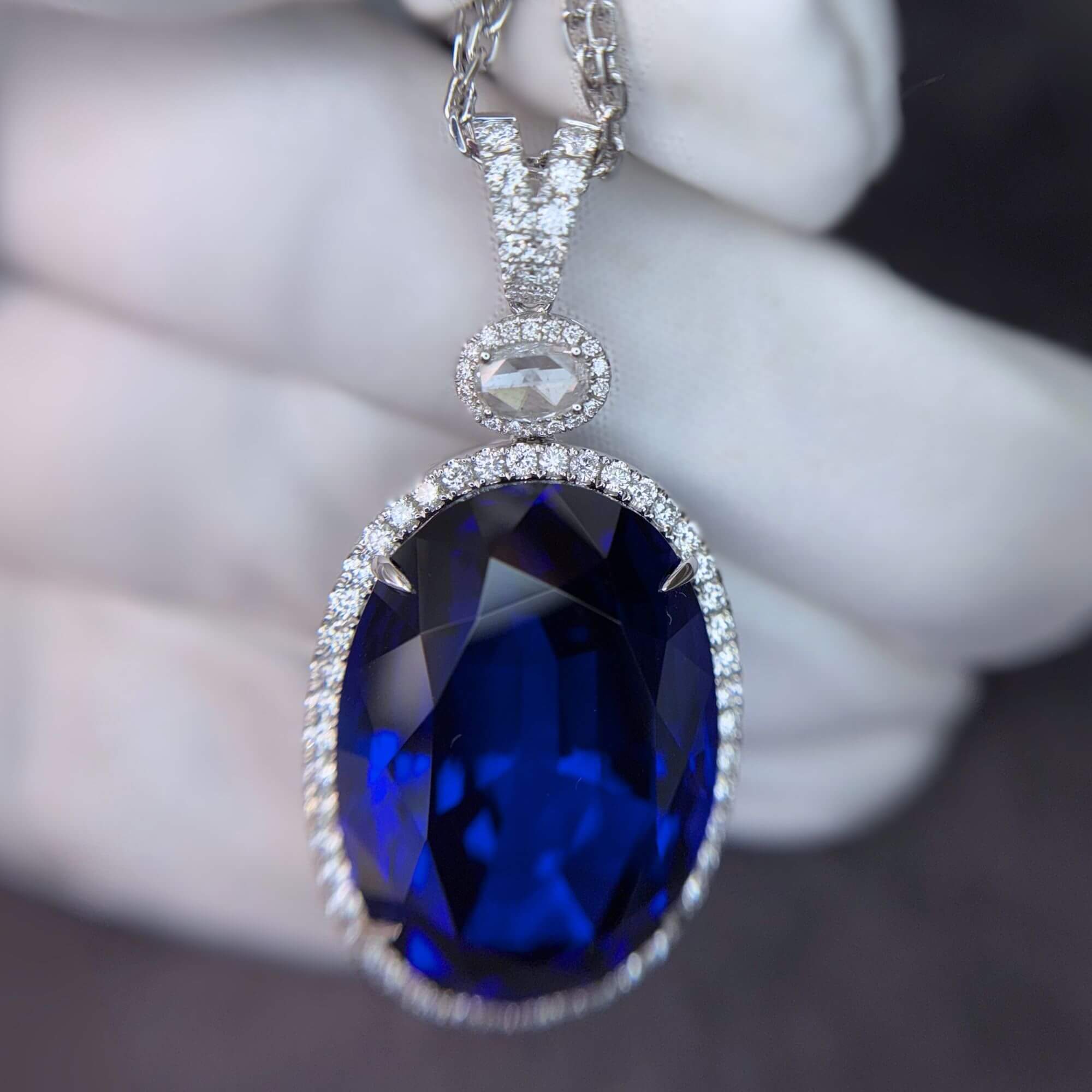 Exclusive: 67 Carat Tanzanite Pendant
