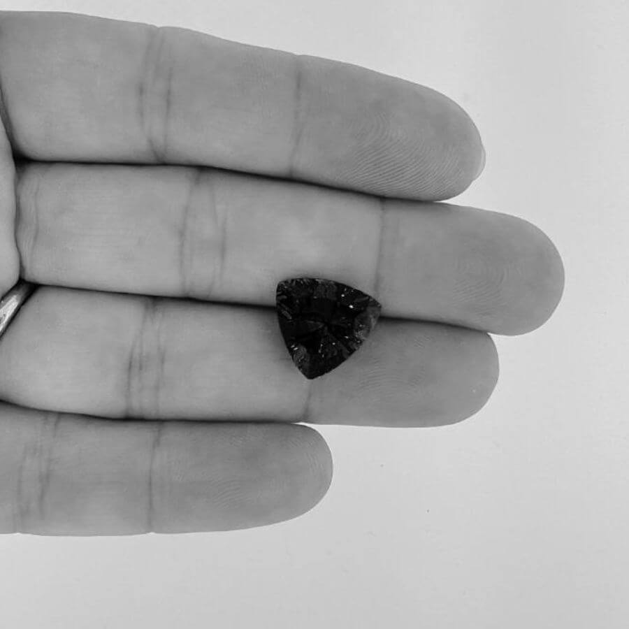 5.86 Carat Trillion Cut Tanzanite Gemstone