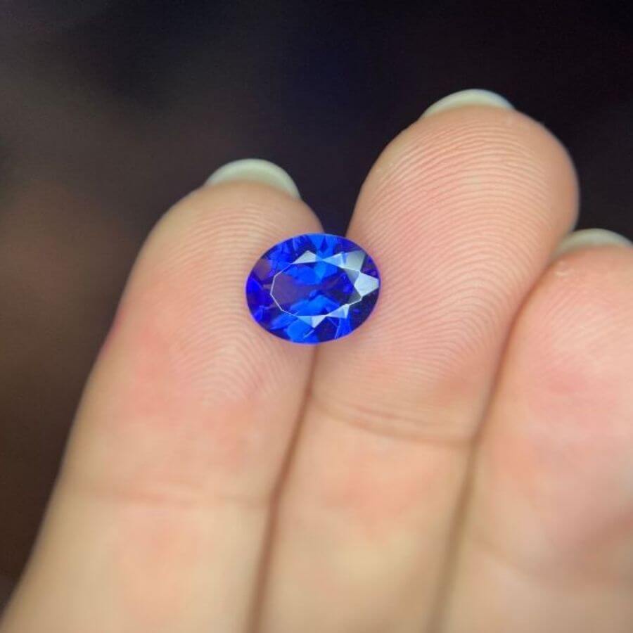2.51 Carat Oval  Tanzanite Gemstone