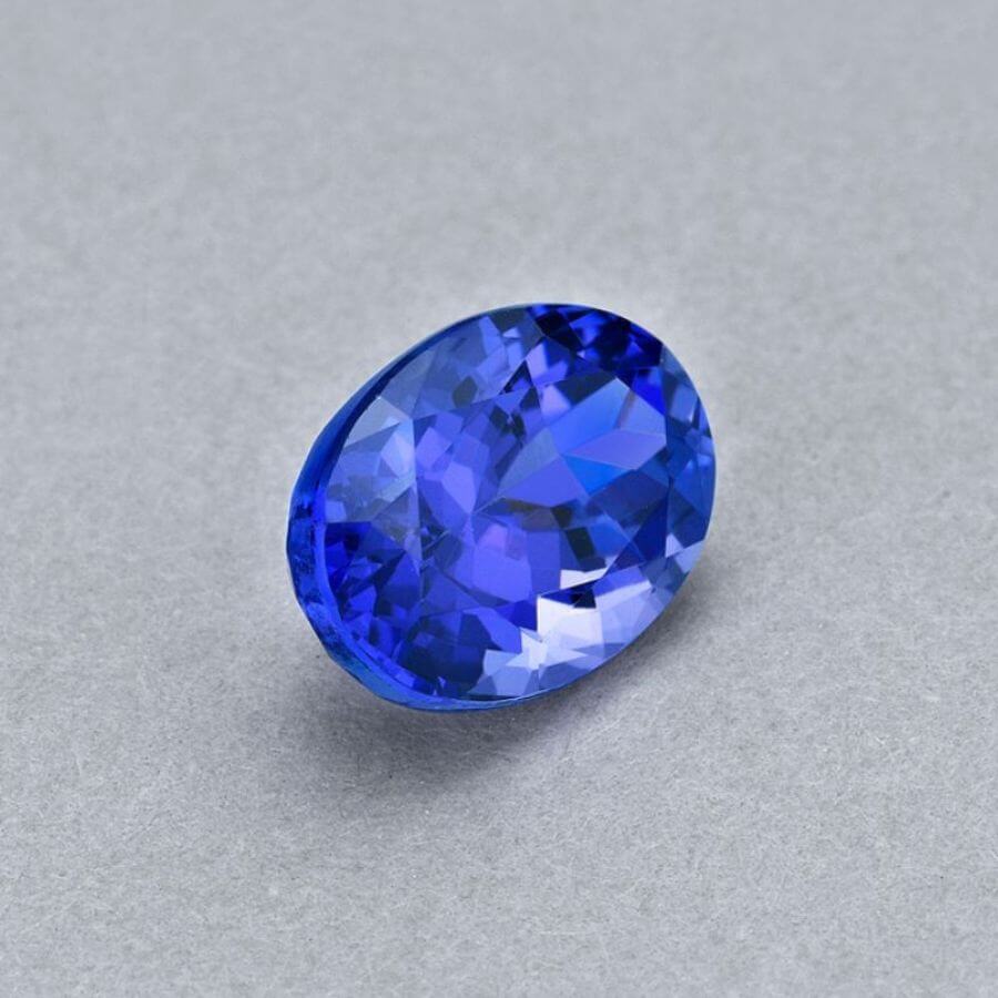 2.51 Carat Oval  Tanzanite Gemstone