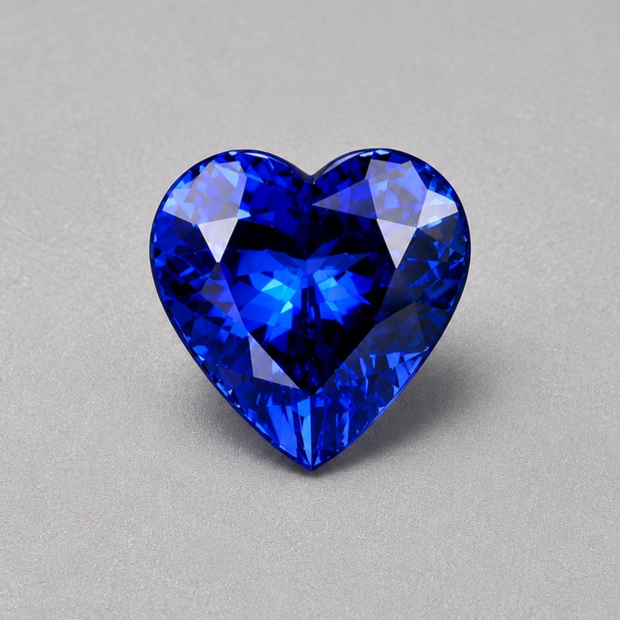 6.55 Carat Heart Cut Tanzanite Gemstone