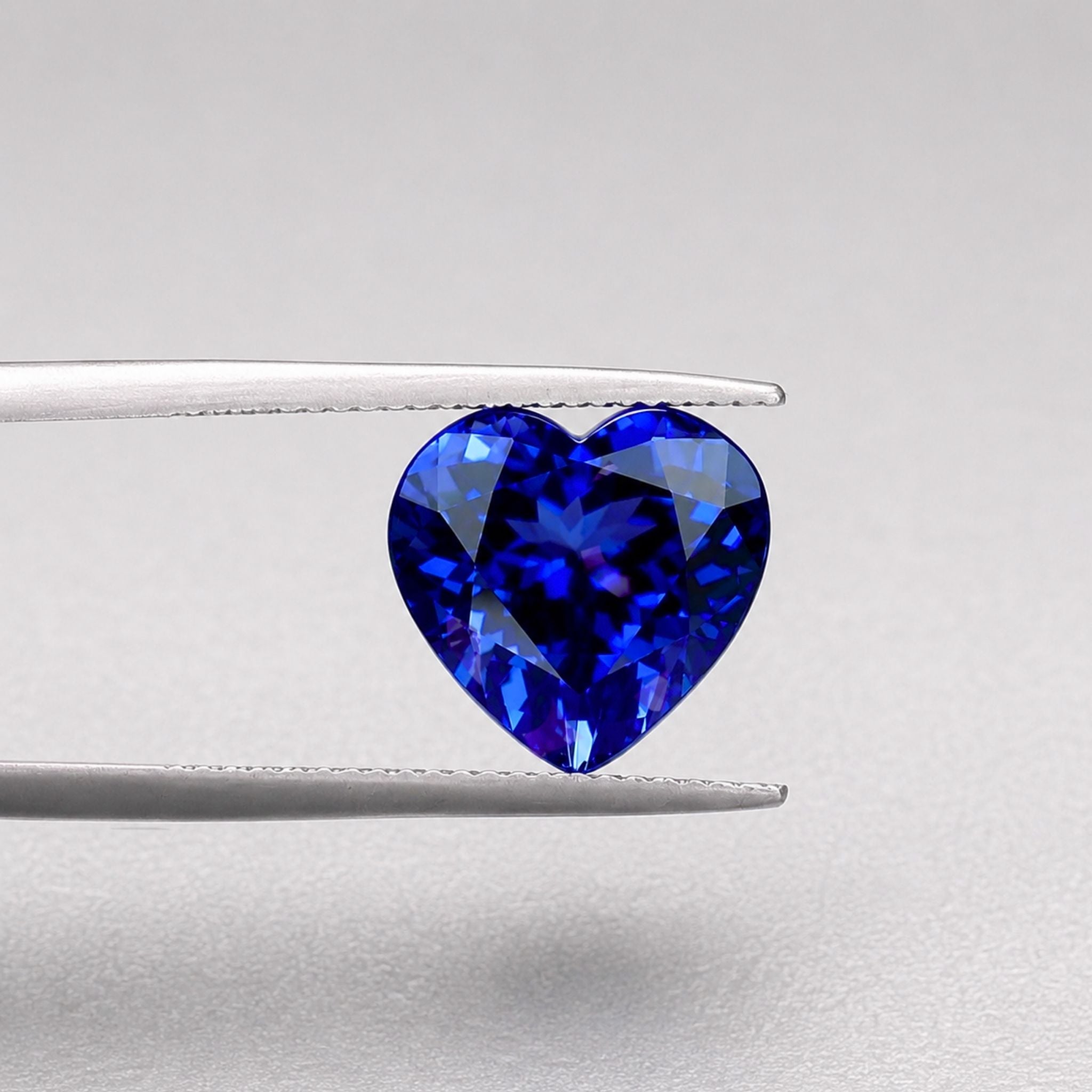 7.35 Carat Tanzanite Heart Cut Gemstone