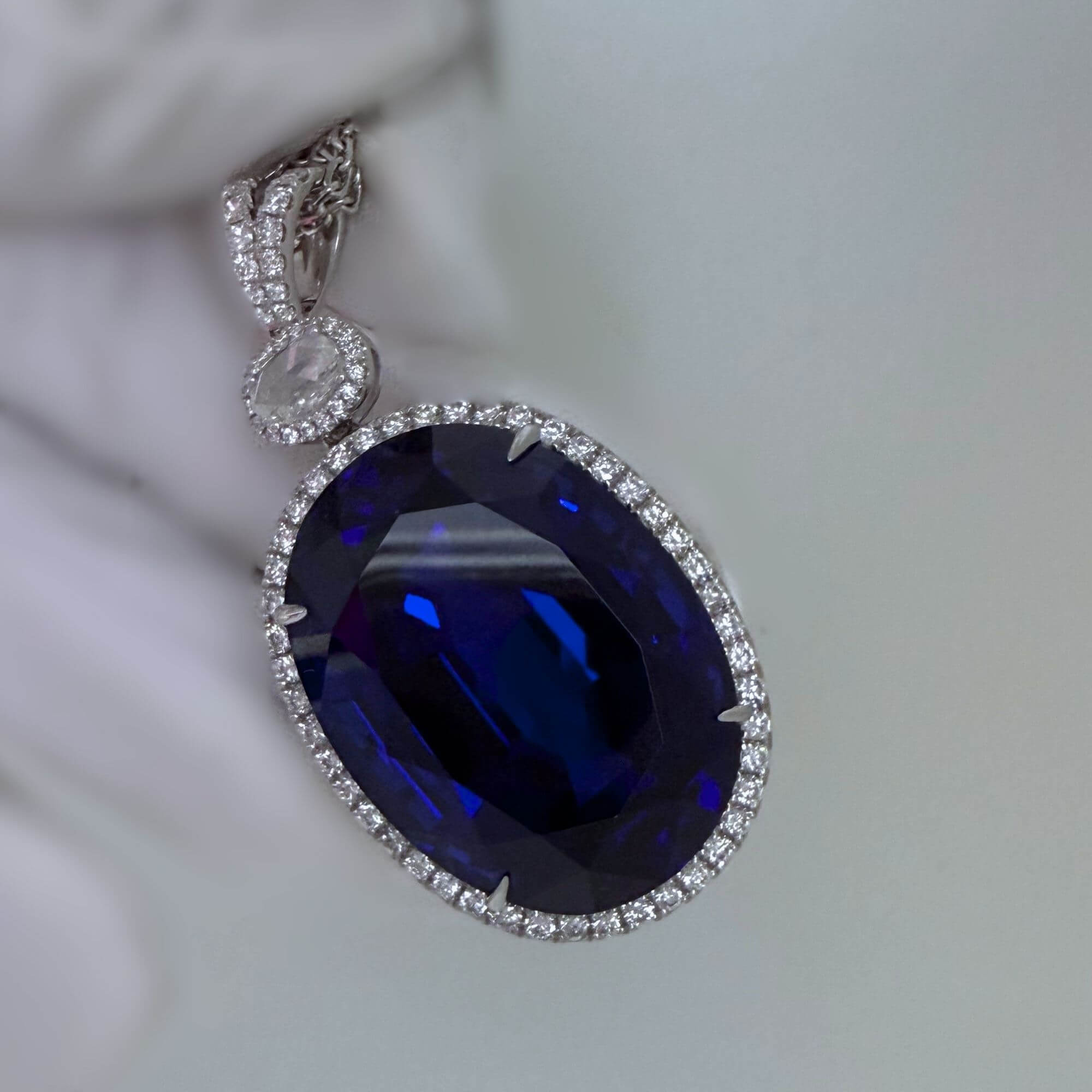 Exclusive: 67 Carat Tanzanite Pendant