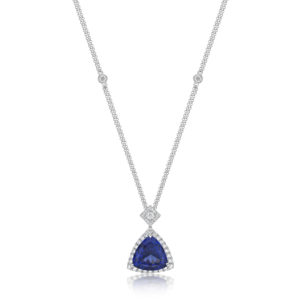 Magnificent 7.94 Carat Tanzanite Necklace