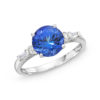 3.34 Ct Tiffany Tanzanite & Diamond Ring
