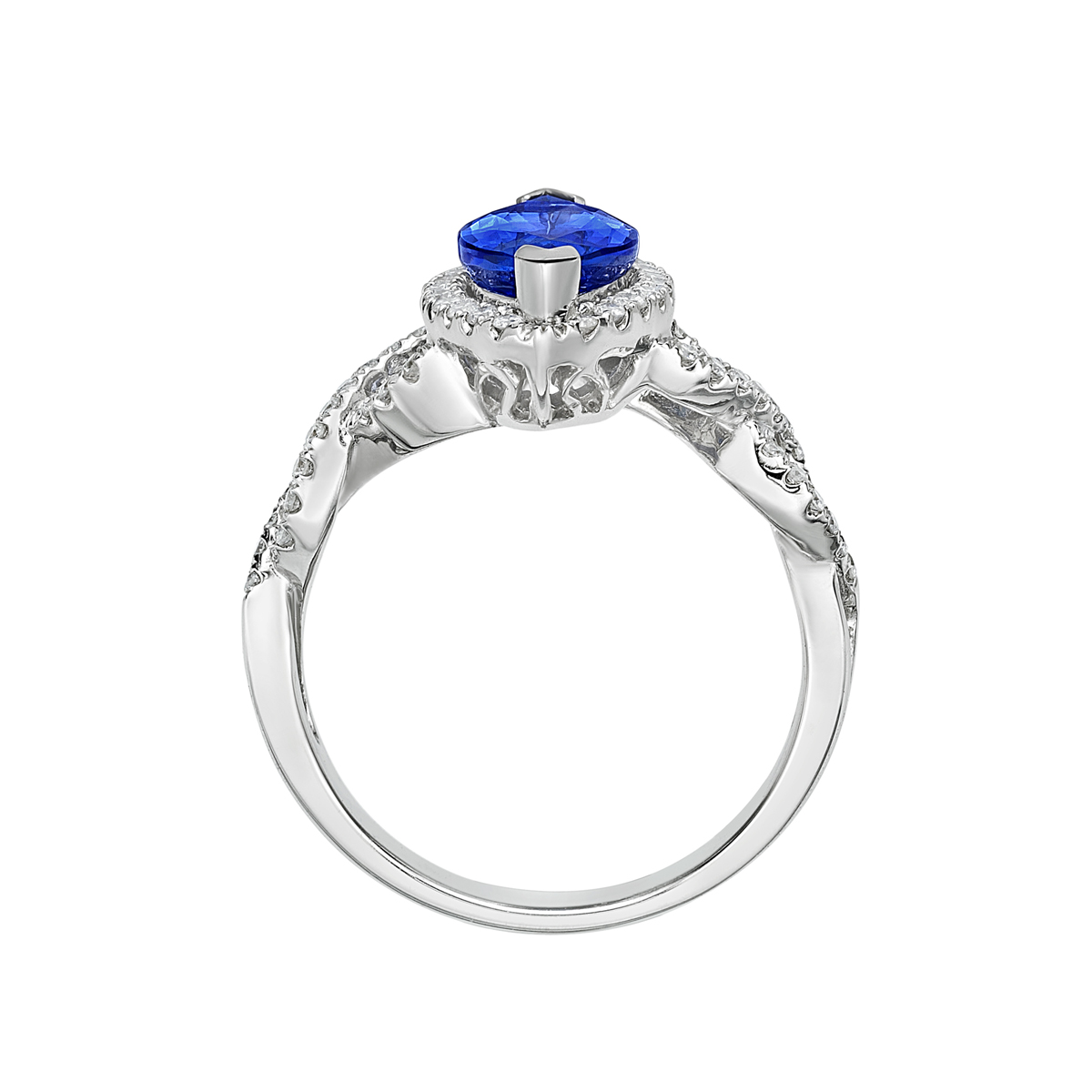 2.00 Carat Tanzanite Marquise Twist Ring - Tanzanite Direct : Tanzanite ...