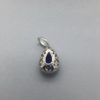 2.25 Ct Pear Shaped Tanzanite & Diamond Pendant