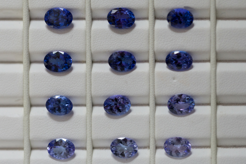 Tanzanite Grading Chart