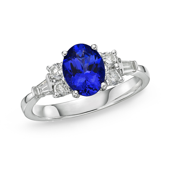 Tanzanite Engagement Ring