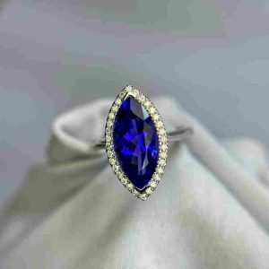 marquise cut tanzanite ring